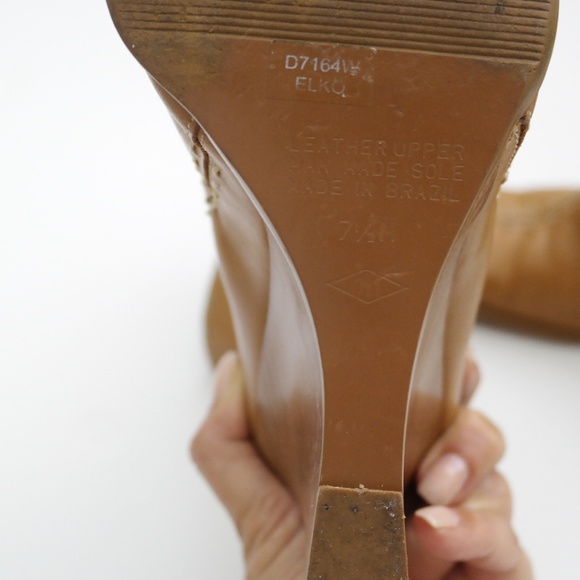 Diba | Camel Leather Ankle Boots - Picture 6 of 8